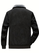 Winter Jacket | Zip-Up | Corduroy | Fleece Lined Jacket | Men's Jacket-Jackets-Chaps London-Chaps London