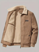 Winter Jacket | Zip-Up | Corduroy | Fleece Lined Jacket | Men's Jacket-Jackets-Chaps London-Chaps London