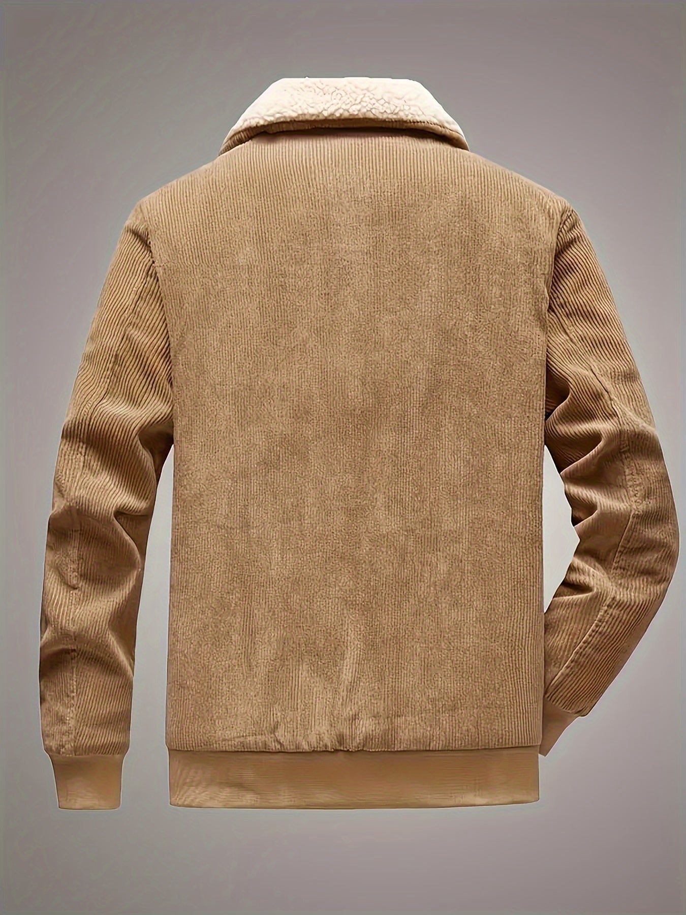 Winter Jacket | Zip-Up | Corduroy | Fleece Lined Jacket | Men's Jacket-Jackets-Chaps London-Chaps London