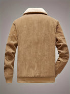 Winter Jacket | Zip-Up | Corduroy | Fleece Lined Jacket | Men's Jacket-Jackets-Chaps London-Chaps London