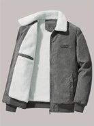 Winter Jacket | Zip-Up | Corduroy | Fleece Lined Jacket | Men's Jacket-Jackets-Chaps London-Chaps London