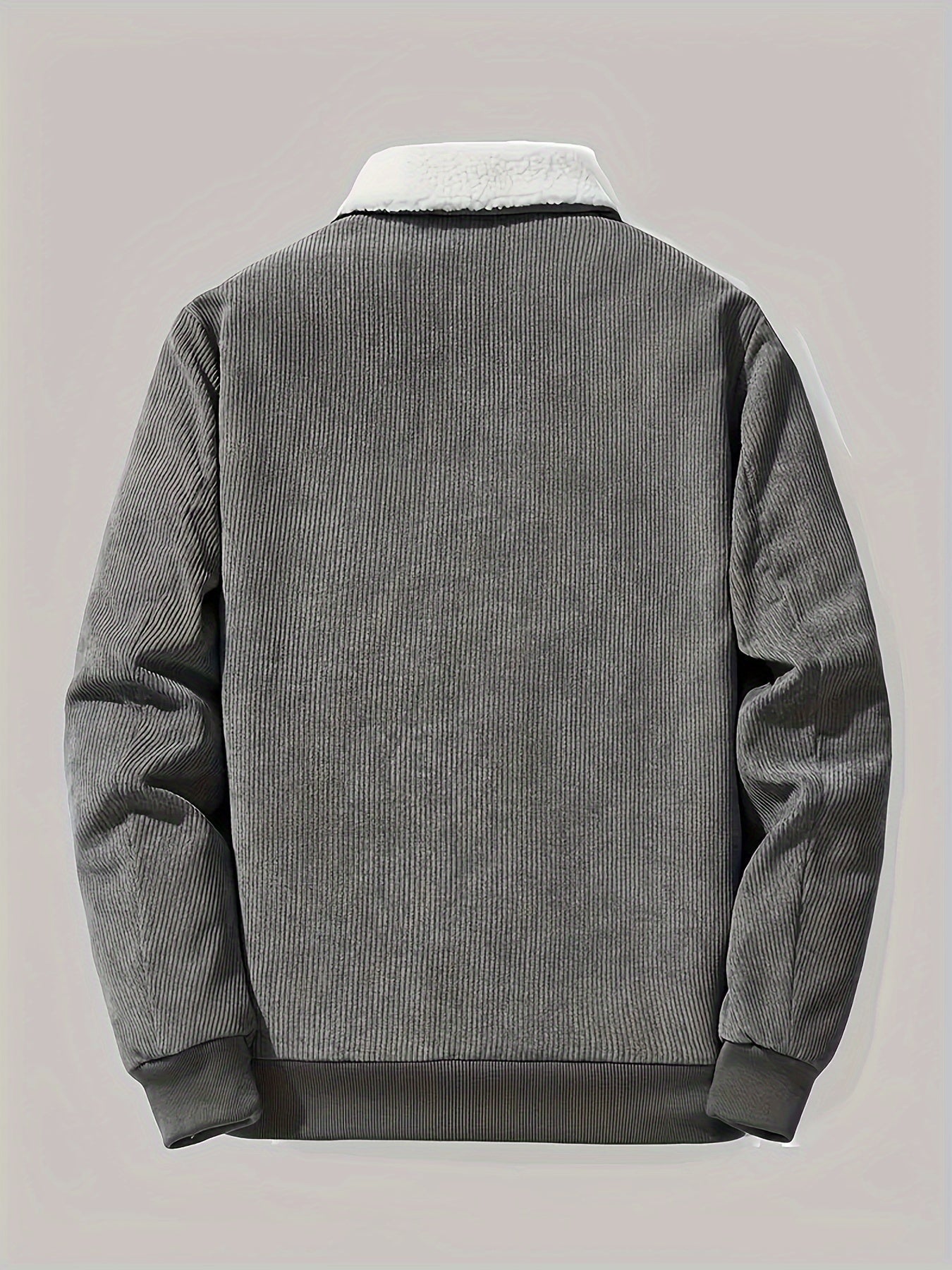 Winter Jacket | Zip-Up | Corduroy | Fleece Lined Jacket | Men's Jacket-Jackets-Chaps London-Chaps London