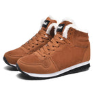 Winter Sneakers - Fur Lined - Non-Slip - Lace-Up Shoes - Winter Shoes Men-Boots-Chaps London-Brown-36-Chaps London