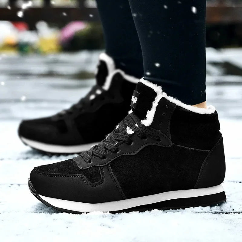 Winter Sneakers - Fur Lined - Non-Slip - Lace-Up Shoes - Winter Shoes Men-Boots-Chaps London-Chaps London
