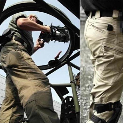 Work Pants - Men's Waterproof Straight Leg Tactical Cargo Pants-Chaps London-Chaps London