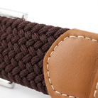 Woven Belt - Men's Braided Stretch Leather Trim-Men's Belt-Chaps London-Chaps London