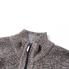 Zip-Up Cardigan | Full Zip | Long Sleeve | Knitted Cardigan | Men's Clothing-Fashion Men Jacket Bomber Fall-Chaps London-Chaps London