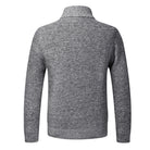 Zip-Up Cardigan | Full Zip | Long Sleeve | Knitted Cardigan | Men's Clothing-Fashion Men Jacket Bomber Fall-Chaps London-Chaps London