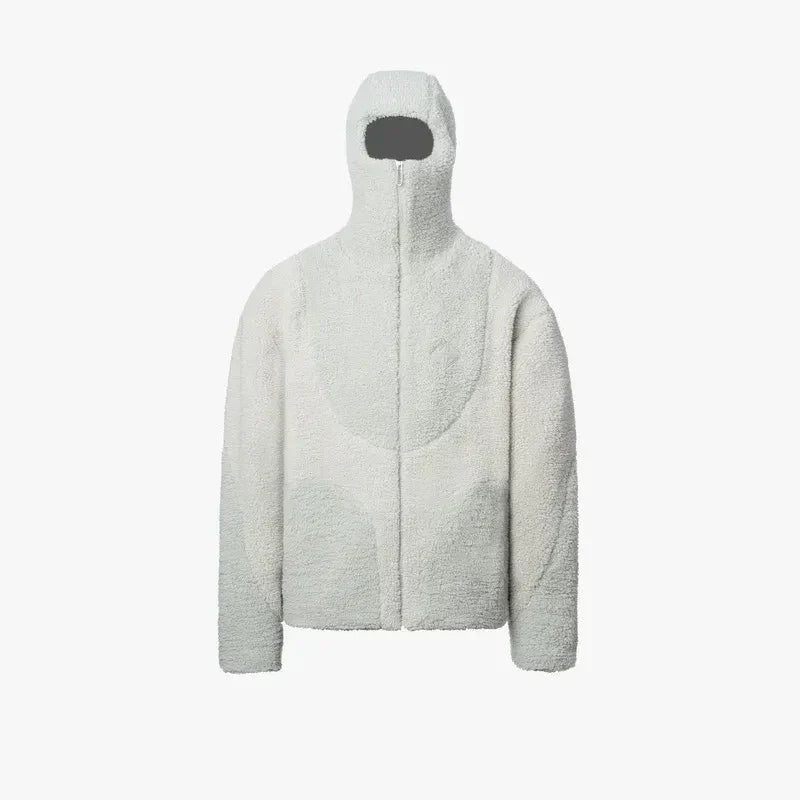 Zip Up Hoodie - Men's Warm Fleece-Hoodies & Sweatshirts-Chaps London-White-XS-Chaps London
