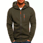 Zip-Up Hoodie | Winter | Pockets | Fleece Lined Hoodie | Hoodie for Men-Hoodie-Chaps London-Green-M-Chaps London