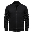 Zip Up Sweatshirt - Casual Men's Sweatshirt with Pockets-Sweatshirts-Chaps London-Black-S-Chaps London