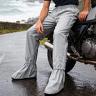 Men's Rain Over Trousers | Built-In Shoe Covers | Packable