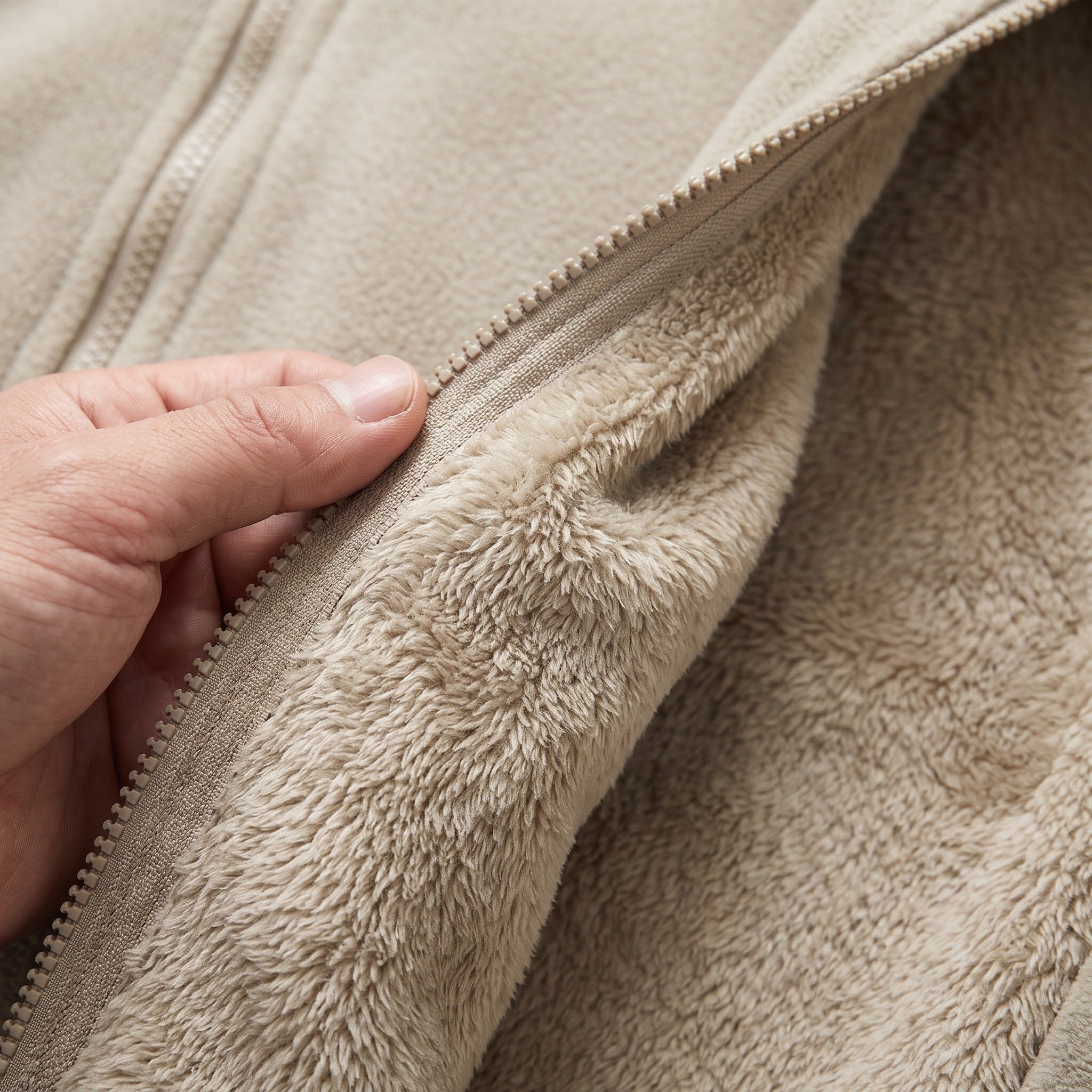Men's Hooded Fleece Jacket | Teddy Lining | Full Zip | 5 Colours