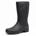 Men's Rubber Wellies | Mid-Calf or Knee-High | Black