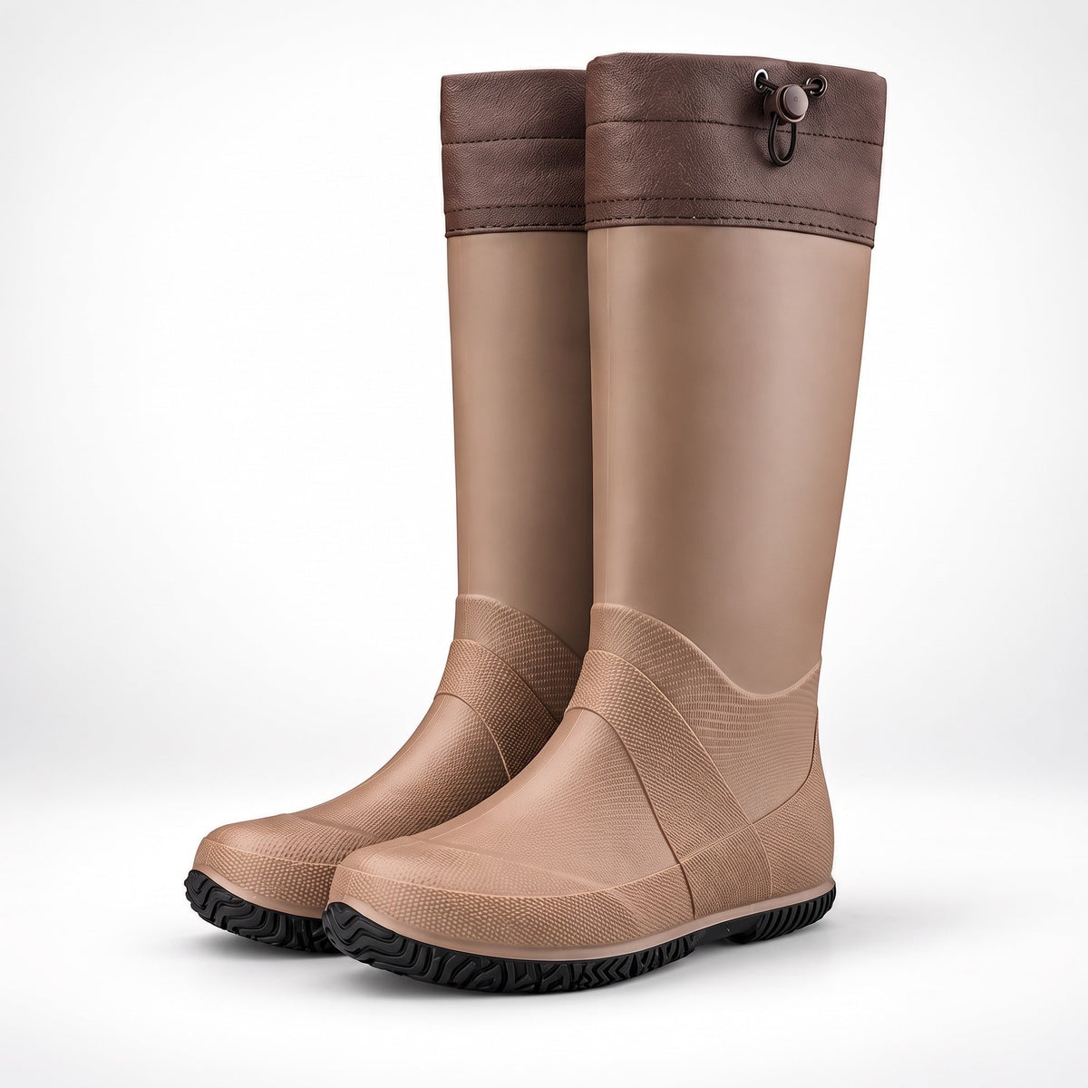 Men's PVC Wellington Boots | Drawcord Cuff | 4 Colours