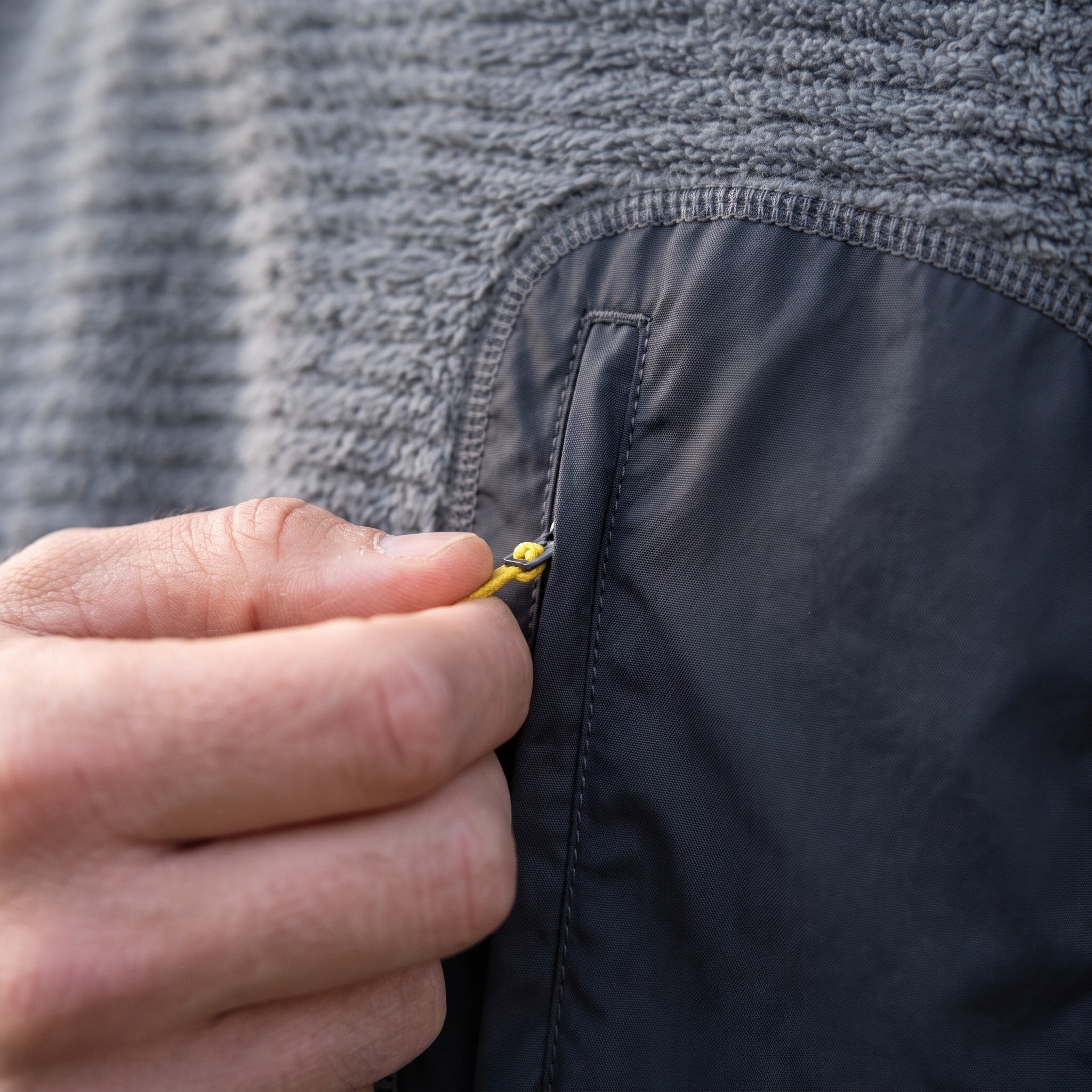 Men's Fleece Hoodie with Zip Chest Pocket | 3 Colours