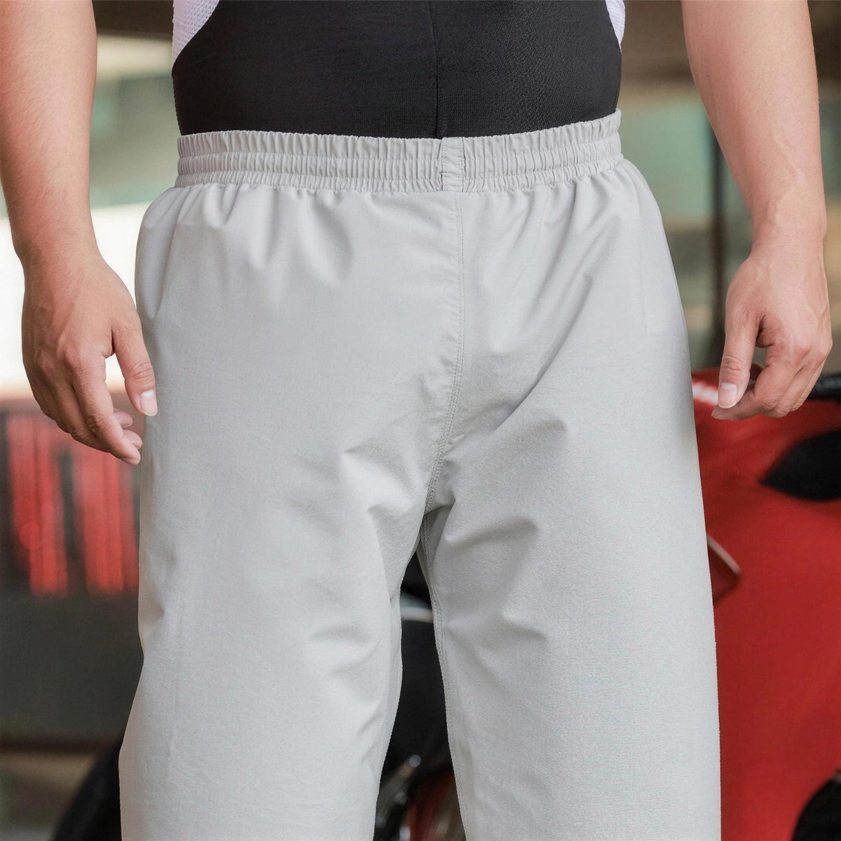 Men's Rain Over Trousers | Built-In Shoe Covers | Packable