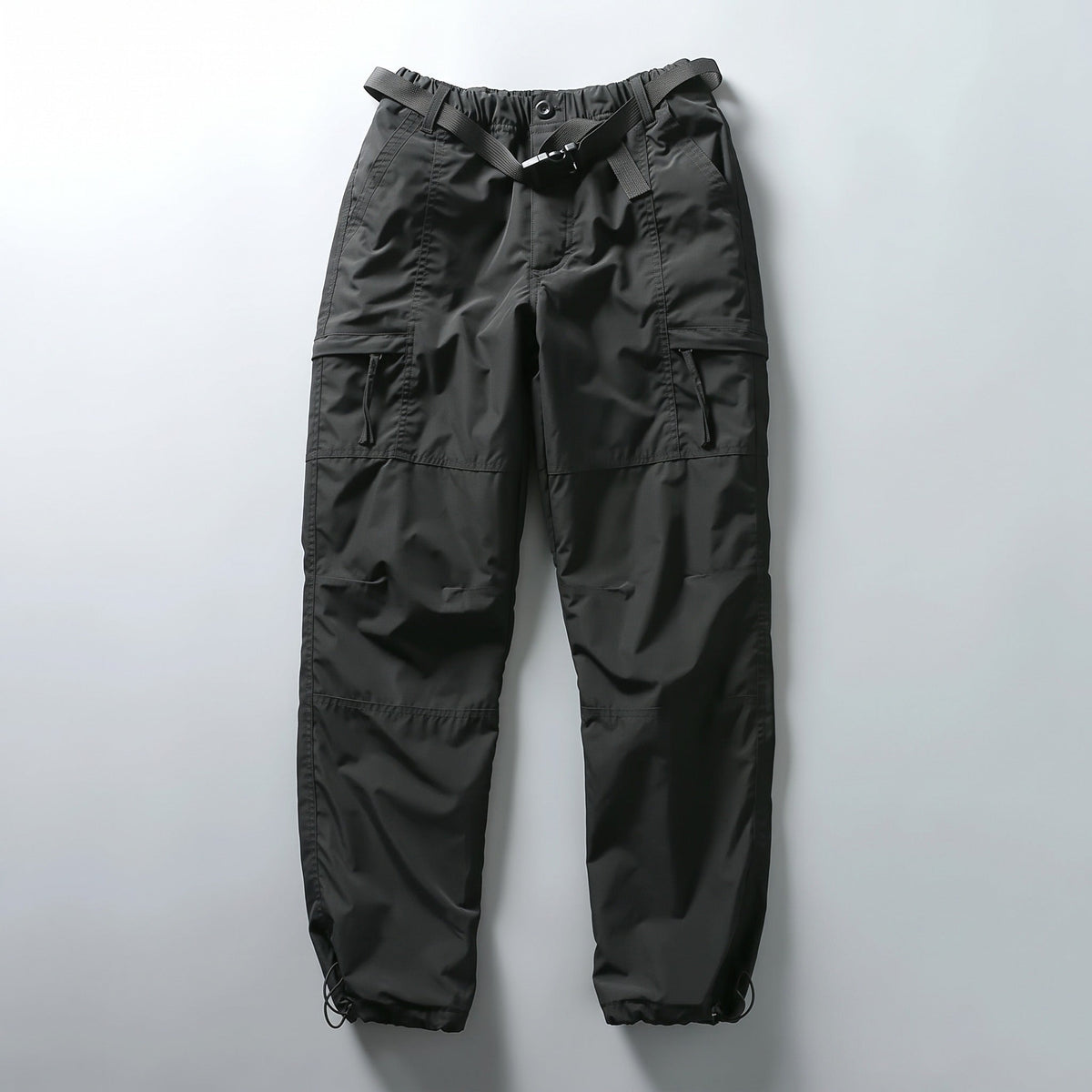 Men's Fleece Lined Trousers | Cargo | Belted | Drawcord Hem