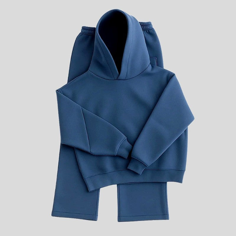 Men's Boxy Hoodie Tracksuit | Straight Leg Joggers | 5 Colours