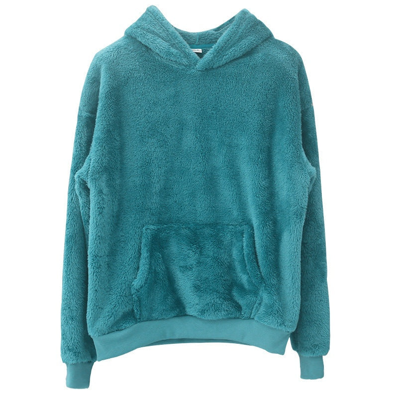 Men's Teddy Fleece Hoodie | Oversized | Kangaroo Pocket | 6 Colours