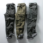 Men's Fleece Lined Trousers | Cargo | Belted | Drawcord Hem