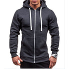 Men's Fleece Zip Hoodie | Drawstring Hood | Front Pockets | 4 Colours
