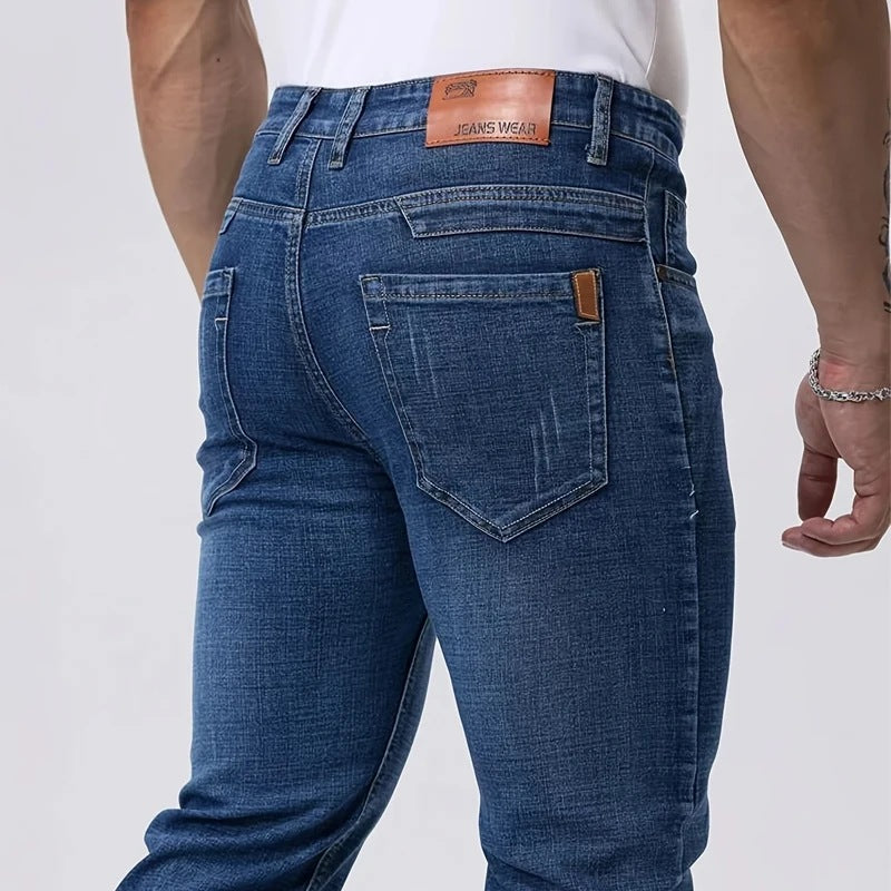 Men's Stretch Jeans | Straight Leg | Denim