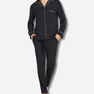 Men's Jersey Pyjamas | Contrast Piping | 2 Colours