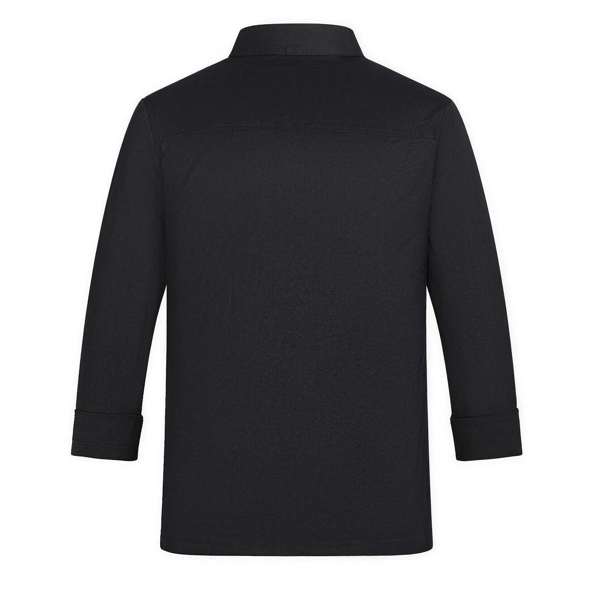 Men's Chef Jacket | Long Sleeve | Stand Collar | Chest Pocket