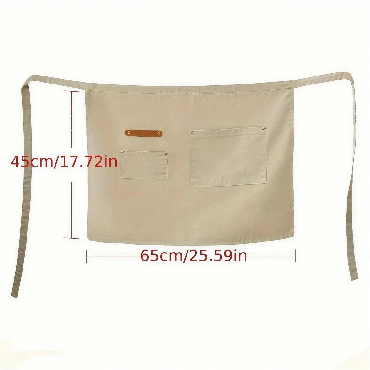 Men's Waist Apron | Canvas | Water-Resistant | Pockets | Long Ties