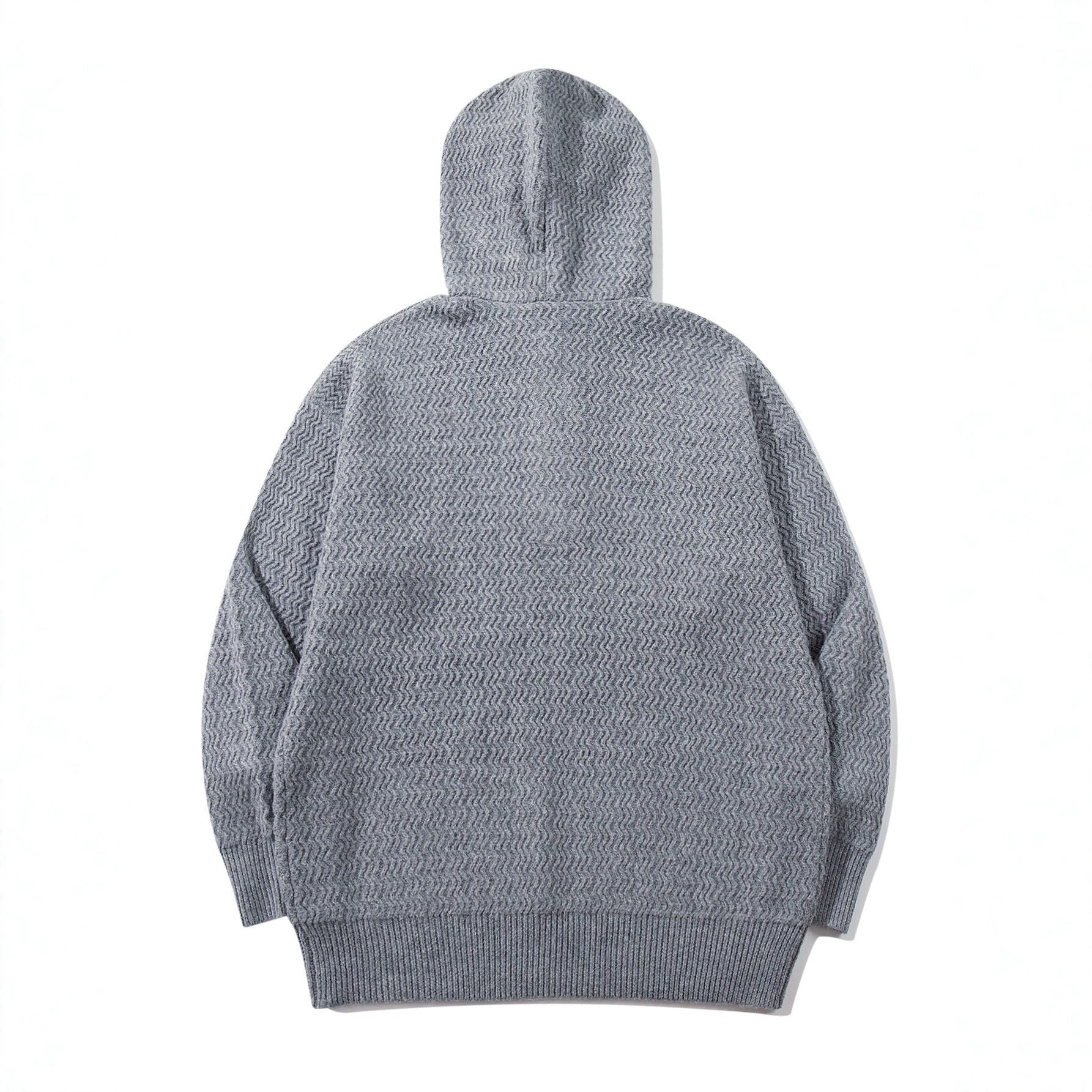 Men's Knitted Henley Hoodie | Textured Knit | 3 Colours
