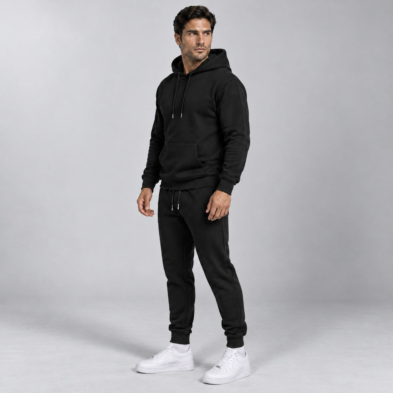 Men's Tapered Tracksuit | Pullover Hoodie and Joggers | 4 Colours