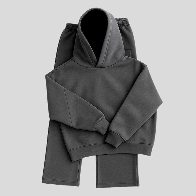 Men's Boxy Hoodie Tracksuit | Straight Leg Joggers | 5 Colours