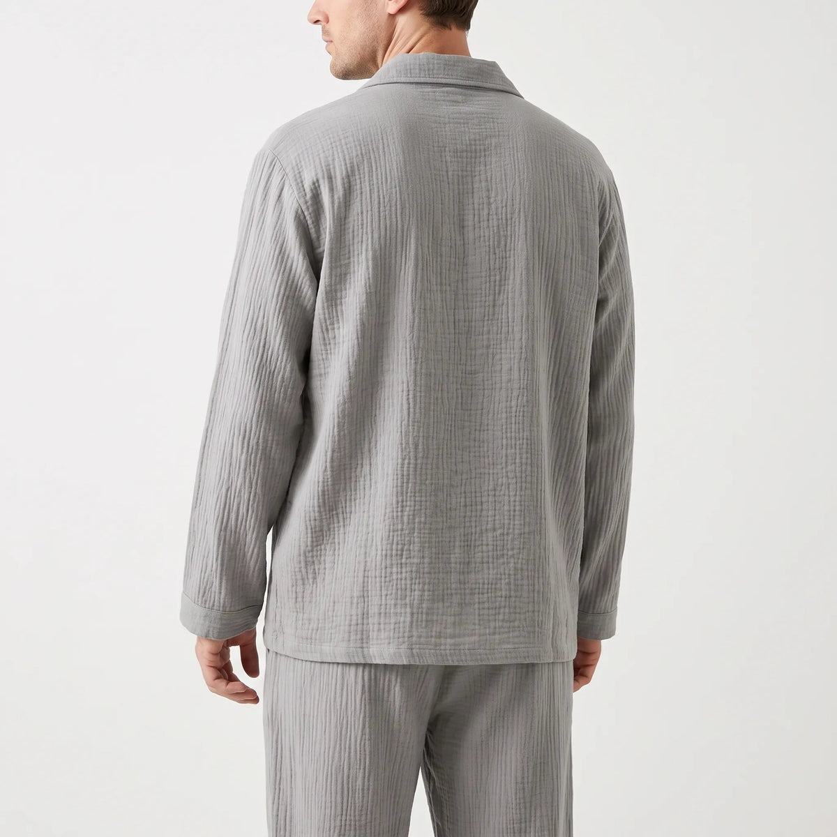 Men's Double Gauze Pyjamas | Camp Collar | 4 Colours