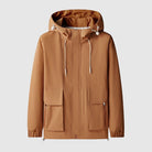 Men's Hooded Windbreaker | Water Repellent | Windproof | Storm Flap