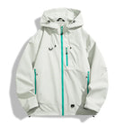 Men's Sporty Rain Jacket | Adjustable Hood | Zip Pockets | Hip Length