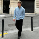 Men's Zip Neck Fleece | Stand Collar | Pullover