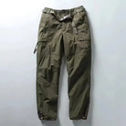 Men's Fleece Lined Trousers | Cargo | Belted | Drawcord Hem