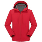 Men's Softshell Rain Jacket | Hooded | Water Repellent | Zip Pockets