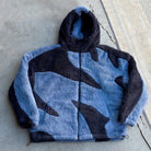 Men's Sherpa Hooded Jacket | Two Tone | Full Zip | 4 Colours