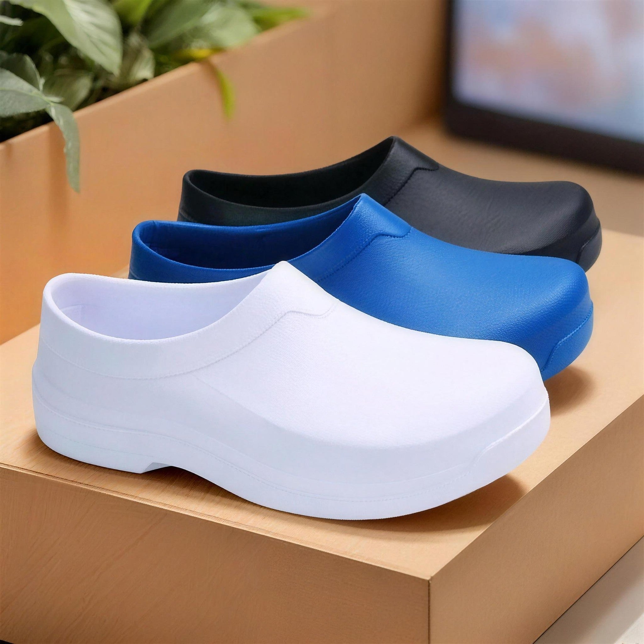 Men's Nurse Shoes | Work Clogs | Non-Slip | Waterproof