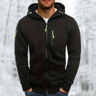 Men's Zip Hoodie with Chest and Sleeve Pockets | 9 Colours