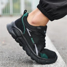 Men's Sporty Work Trainers | Toe Cap | Lightweight