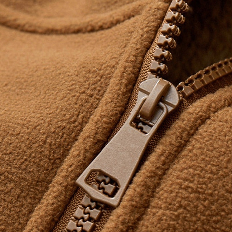 Men's Teddy Lined Fleece Zip Jacket with Hood | 3 Colours