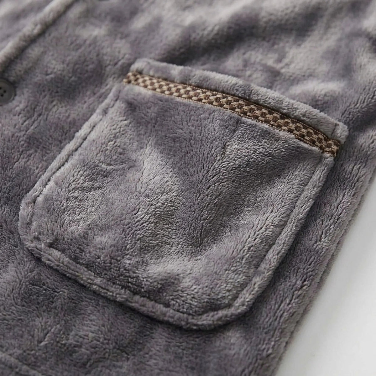 Men's Fleece Pyjamas with Collar | Button Front | 7 Styles