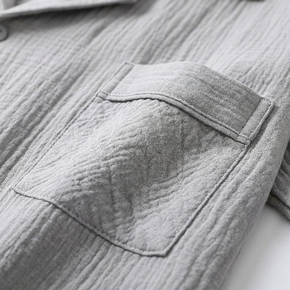 Men's Double Gauze Pyjamas | Camp Collar | 4 Colours