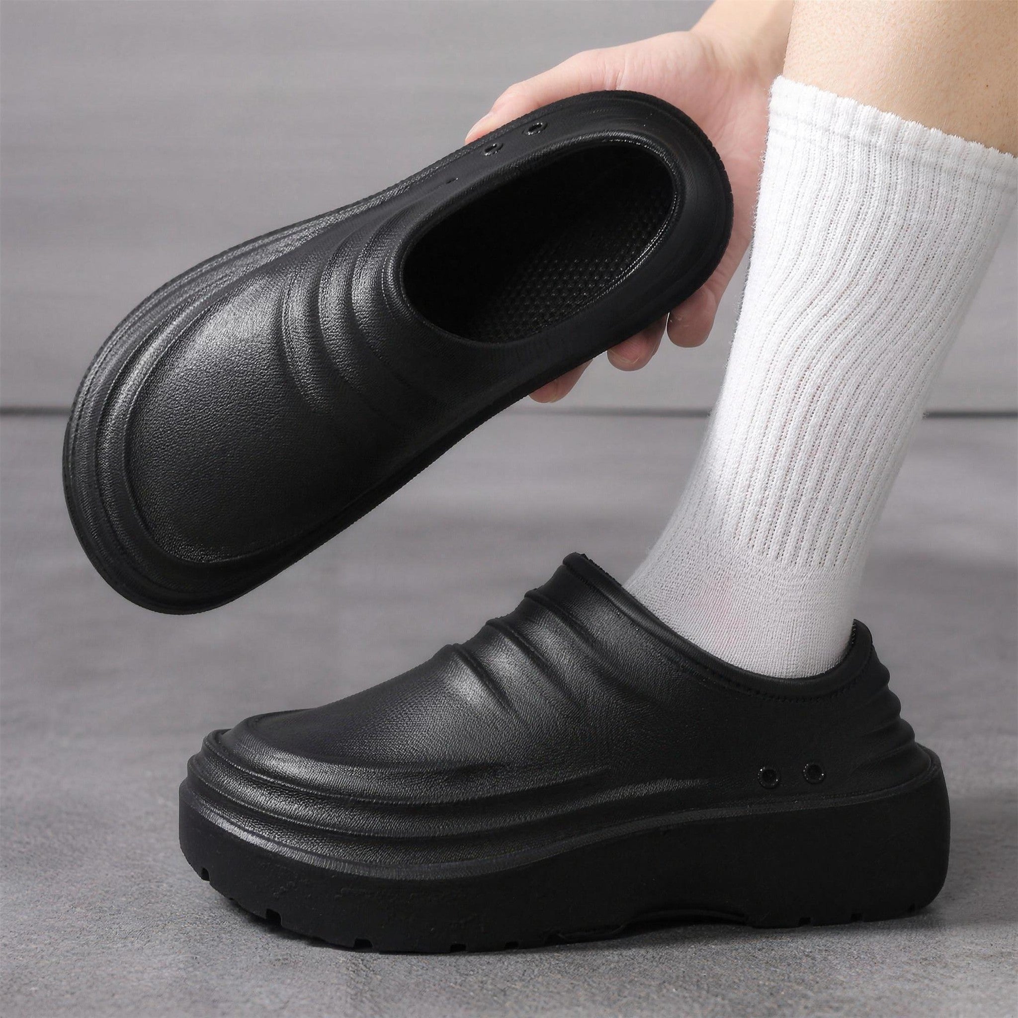 Men's Chef Shoes | Closed Clog | Non-Slip | Waterproof