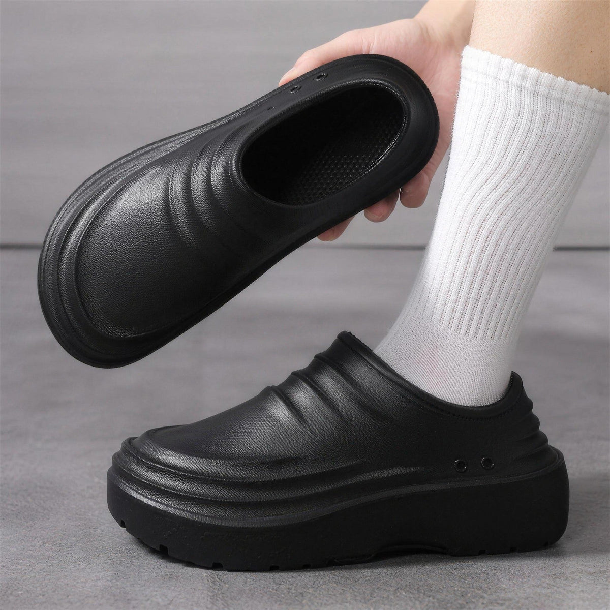Men's Chef Shoes | Closed Clog | Non-Slip | Waterproof