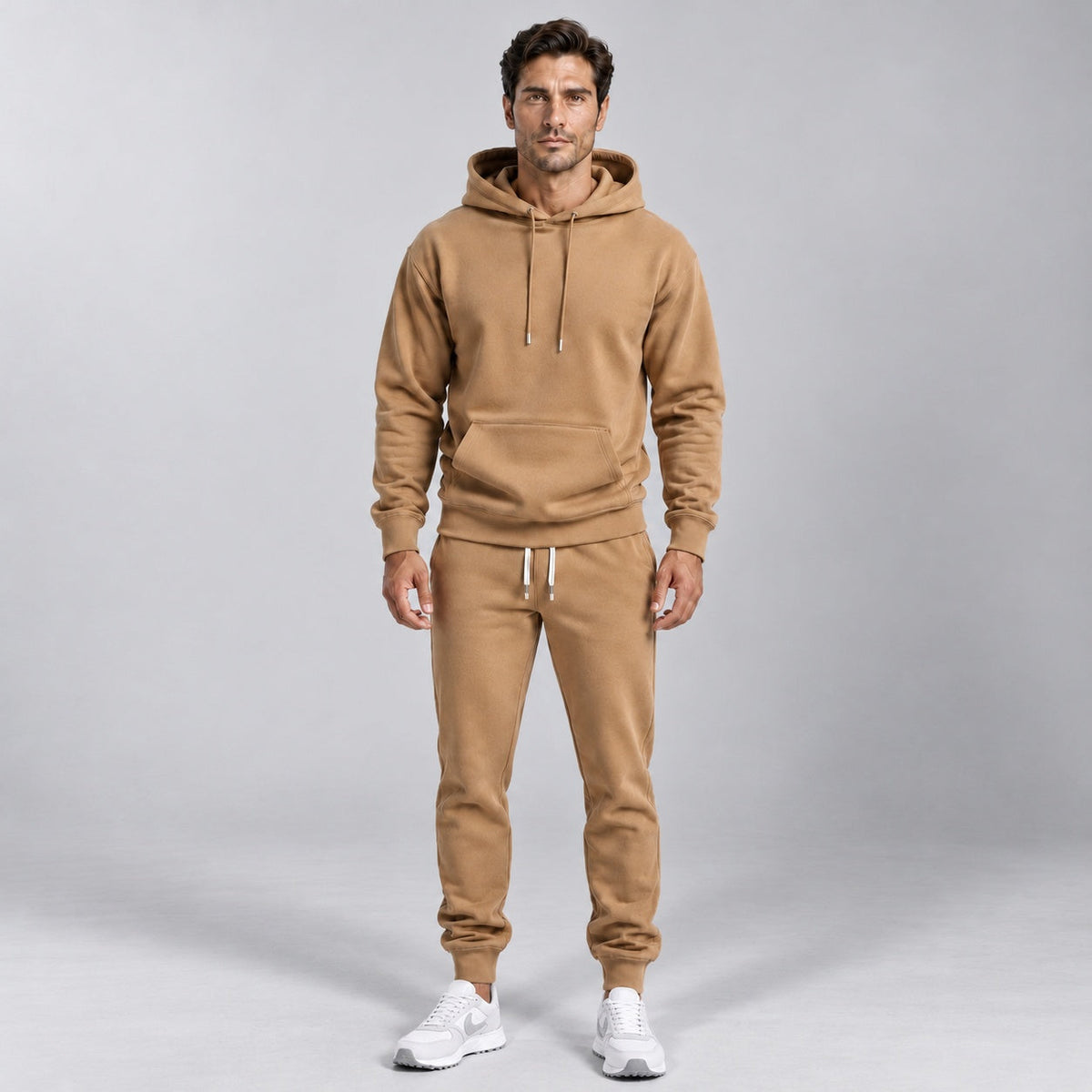 Men's Tapered Tracksuit | Pullover Hoodie and Joggers | 4 Colours