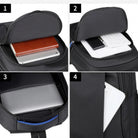 Men's Laptop Backpack | Oxford Fabric | Padded Back | Bottle Pockets